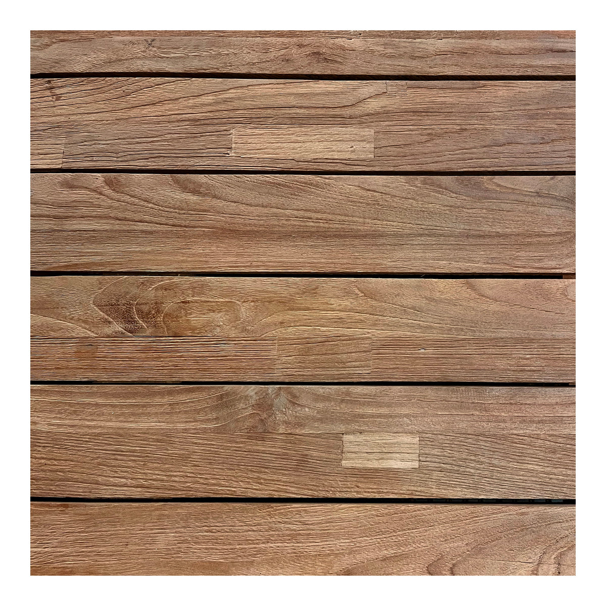 Quinta Gartentisch – Recycling-Teak Natur, 200 × 90 cm – Ansicht 4