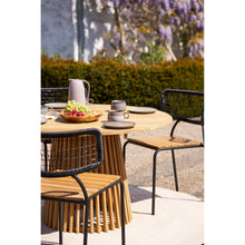 Damian Gartentisch rund – Teak Natur, ø 120 cm – Ansicht 3