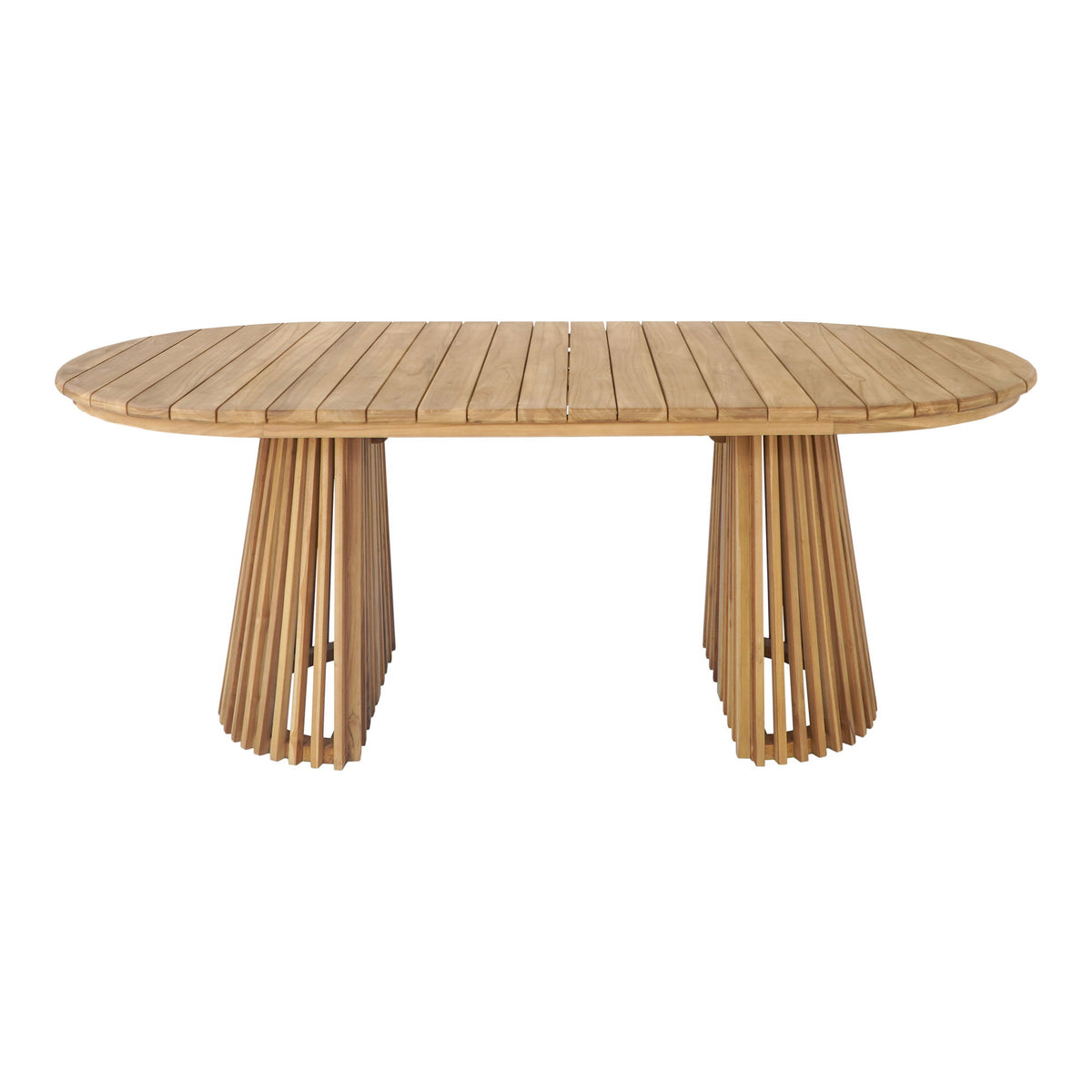 Dagmar Gartentisch – Teak Natur, 200 × 100 cm – Ansicht 2