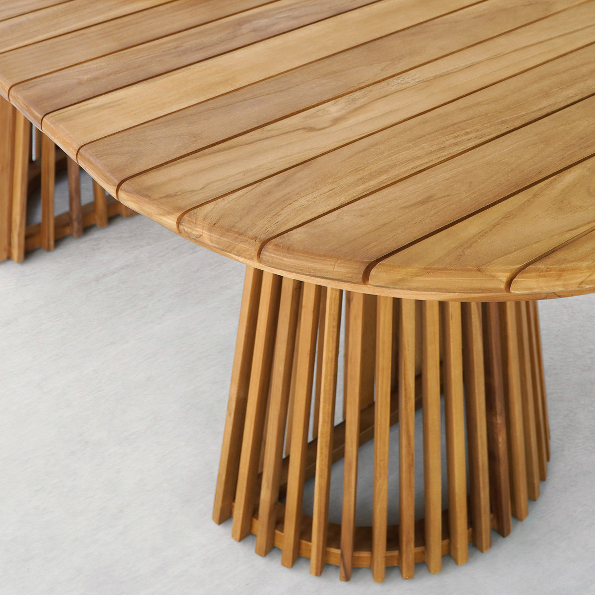 Dagmar Gartentisch – Teak Natur, 200 × 100 cm – Ansicht 7
