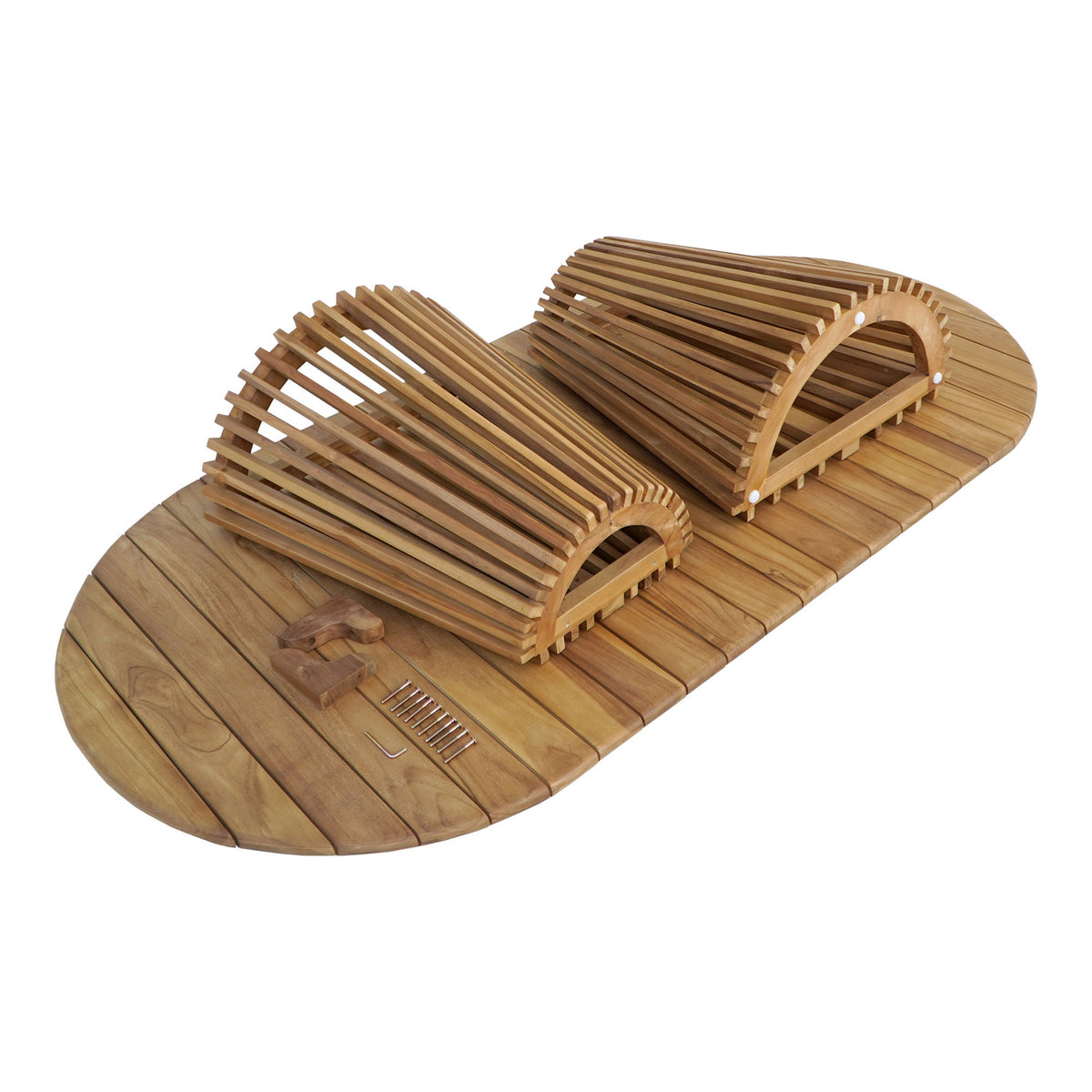Dagmar Gartentisch – Teak Natur, 200 × 100 cm – Ansicht 4