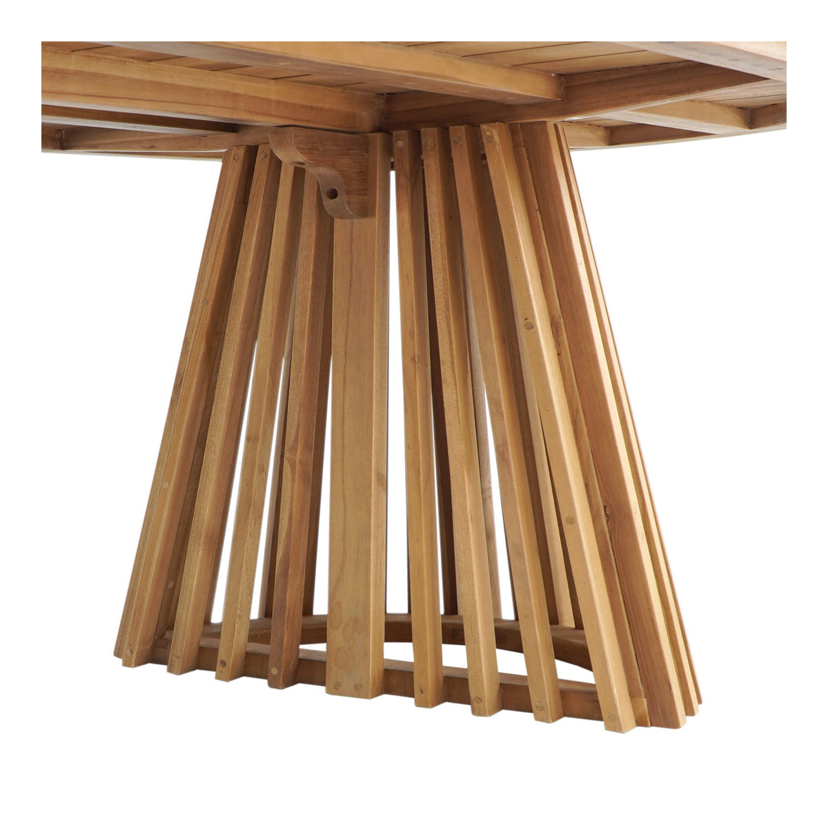 Dagmar Gartentisch – Teak Natur, 200 × 100 cm – Ansicht 5