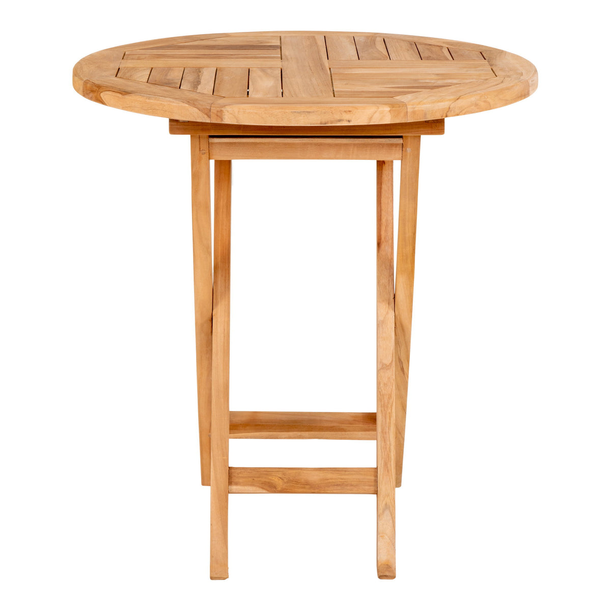 Timo Garten-Beistelltisch rund – Teak Natur, ø 70 × 75 cm – Ansicht 3