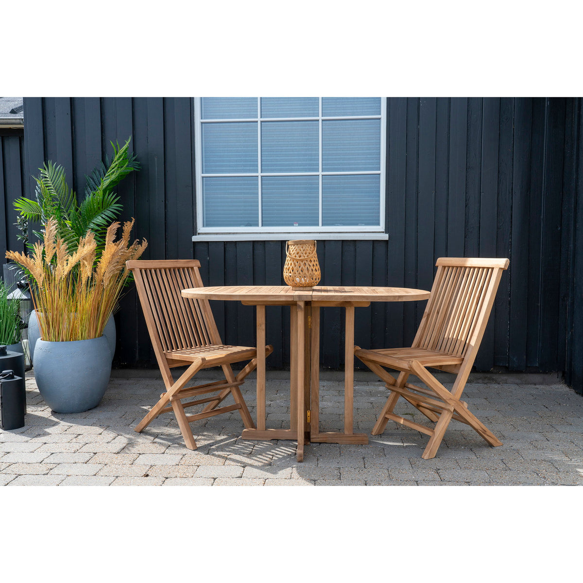 Tekla Garten-Beistelltisch – Teak Natur, 120 × 60 × 75 cm – Ansicht 5