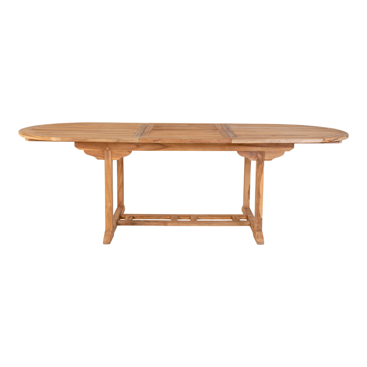 Ines Gartentisch, ausziehbar – Teak Natur, 180–240 × 90 cm von Luiva Living