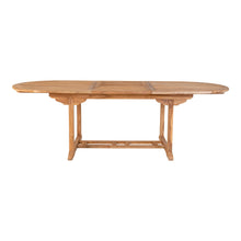 Ines Gartentisch, ausziehbar – Teak Natur, 180–240 × 90 cm von Luiva Living