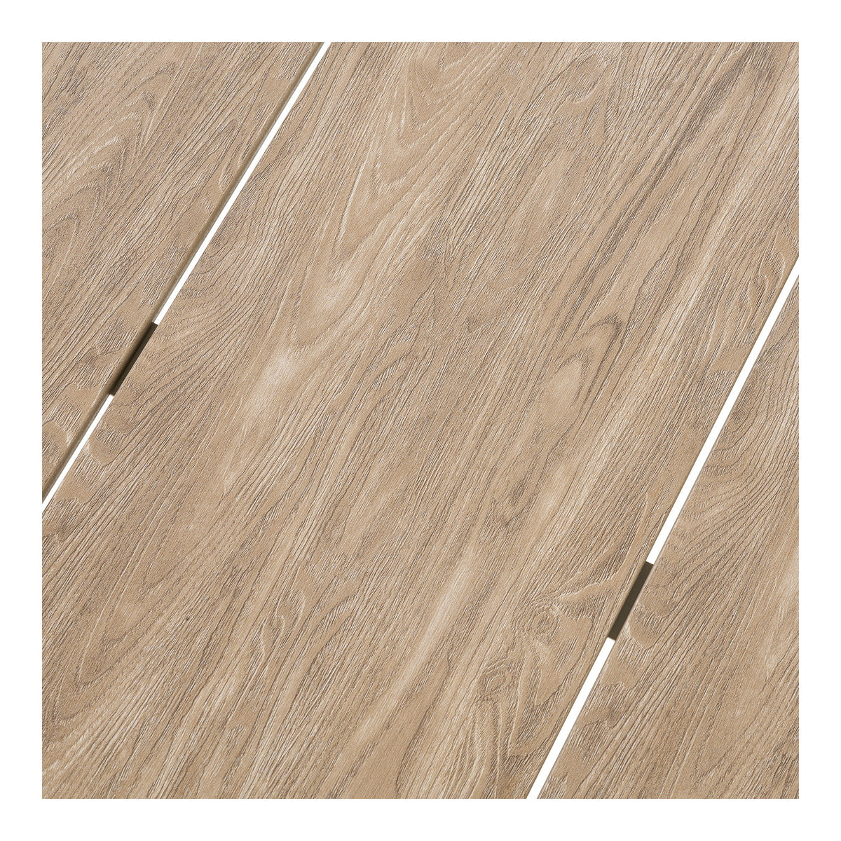 Leni Gartentisch rund – Aluminium/Kunstholz Sand/Natur, ø 90 cm – Ansicht 4