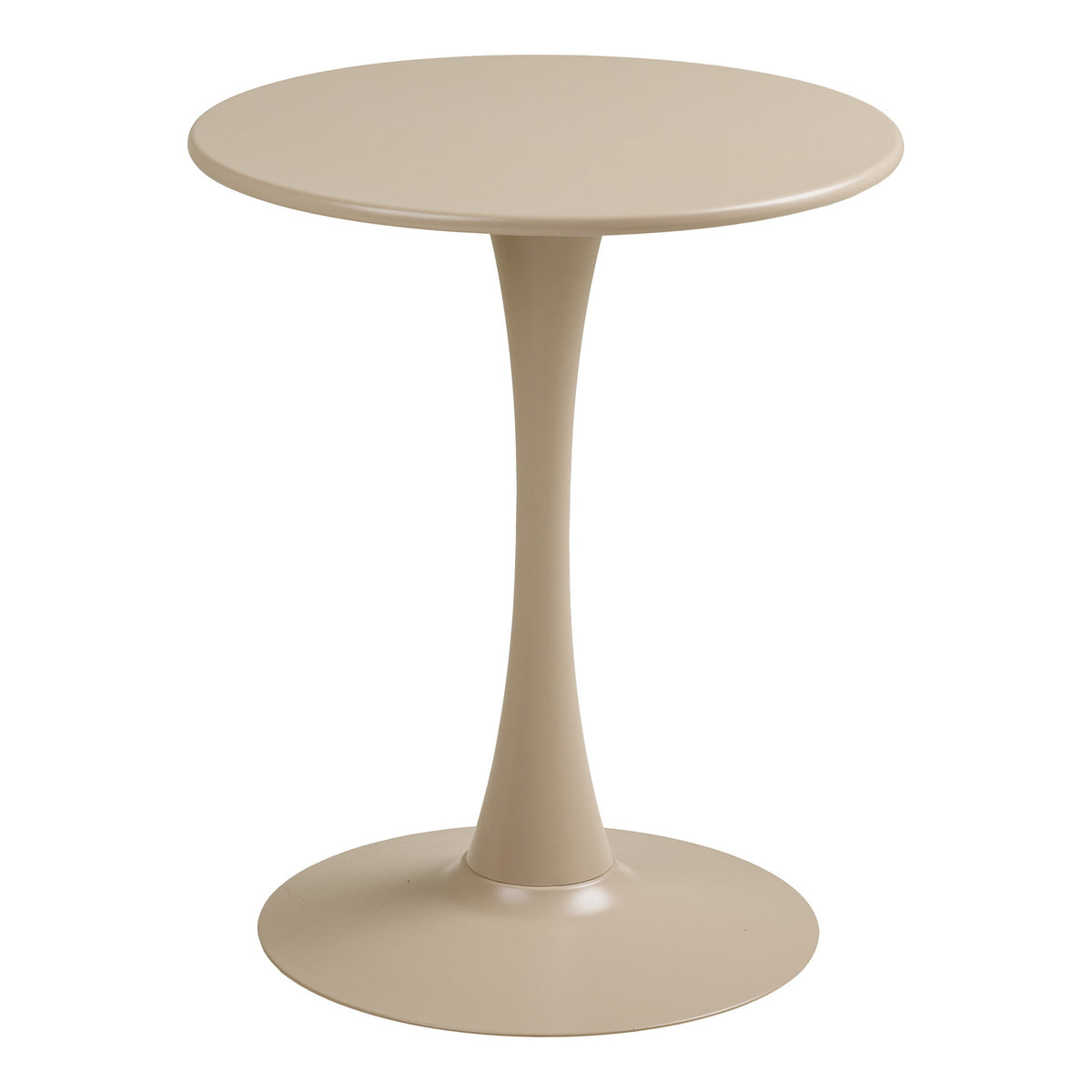 Saga Garten-Bistrotisch rund – Stahl Taupe, ø 60 cm – Ansicht 2