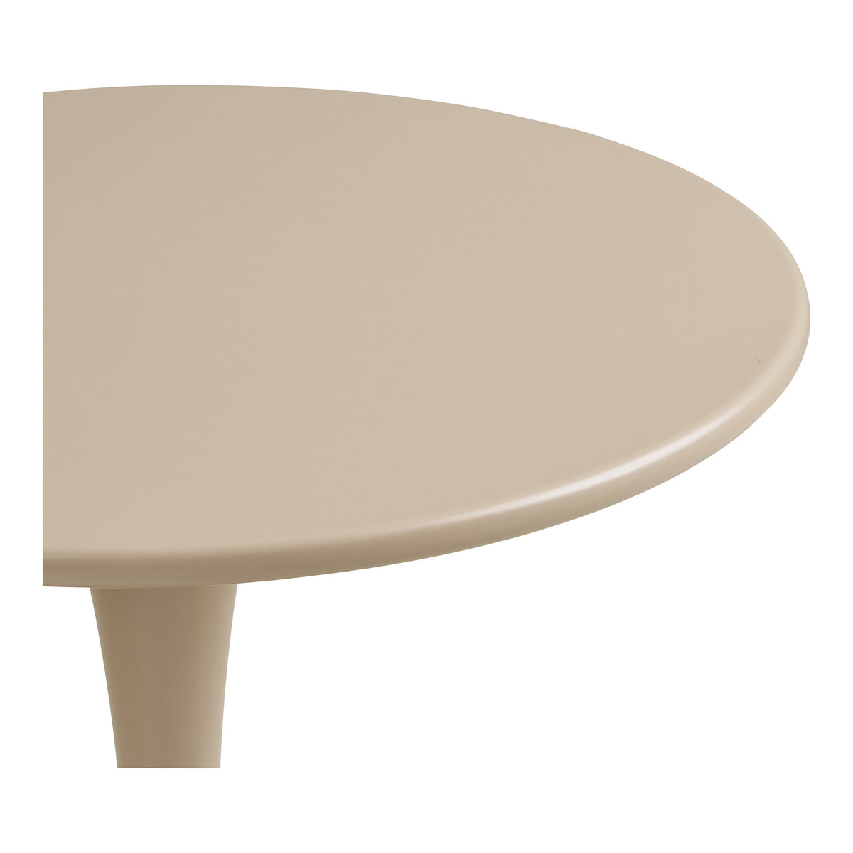 Saga Garten-Bistrotisch rund – Stahl Taupe, ø 60 cm – Ansicht 4