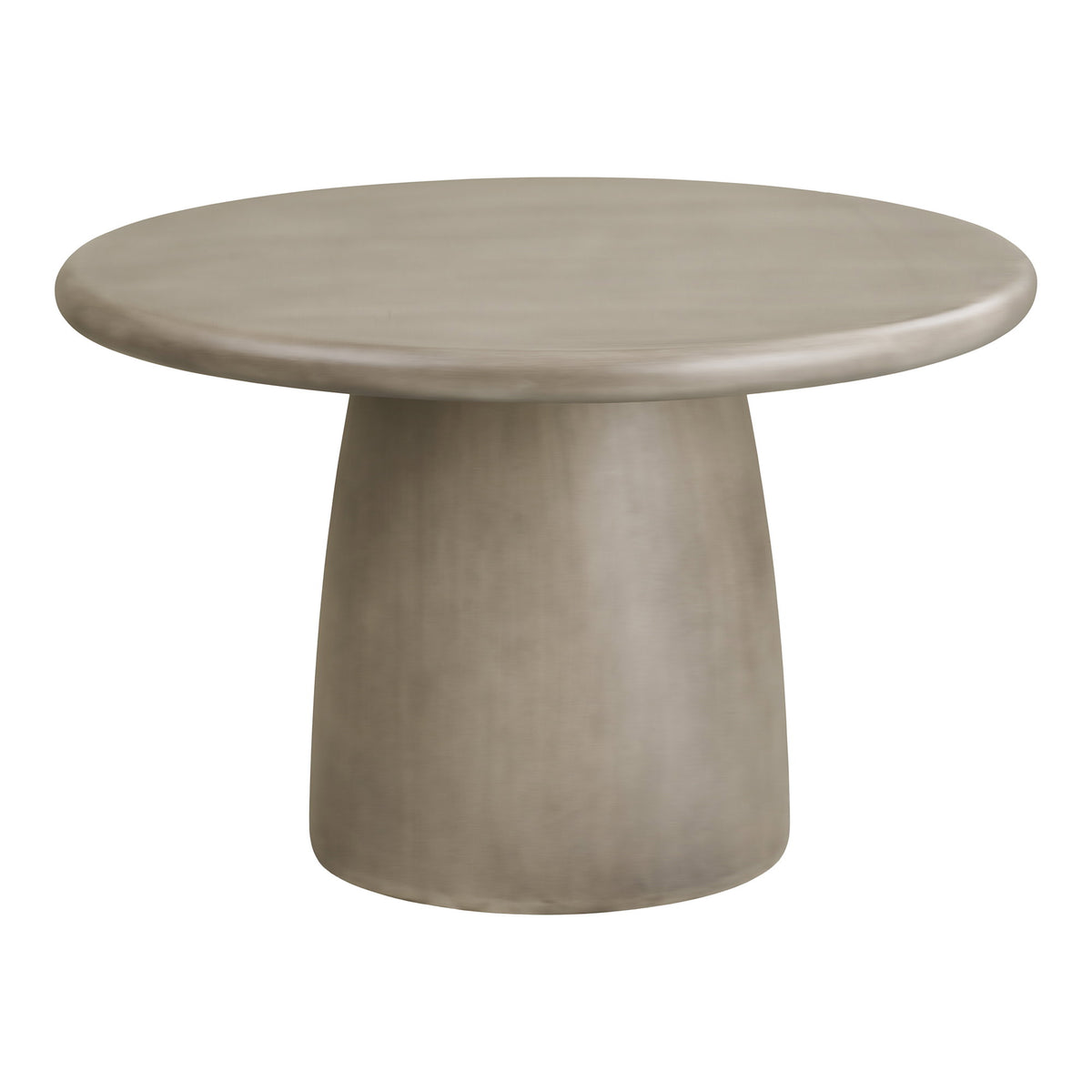 Ilse Gartentisch rund – Fiberclay Grau, ø 120 cm von Luiva Living