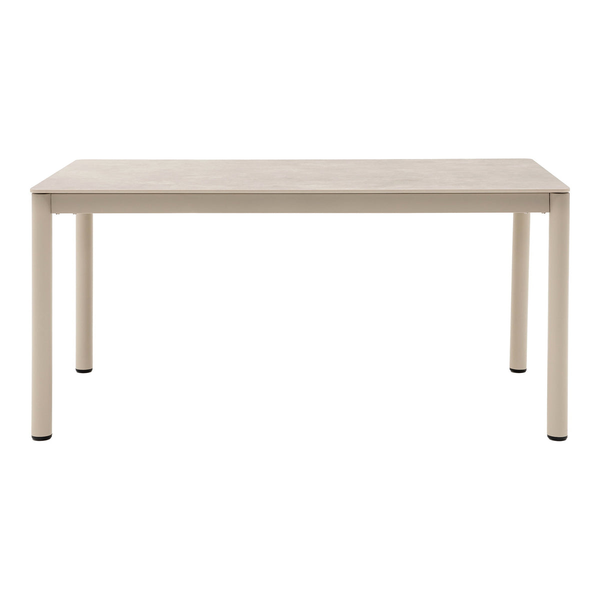 Ayla Gartentisch – Aluminium/Sinterstein Sand, 160 × 90 cm – Ansicht 2