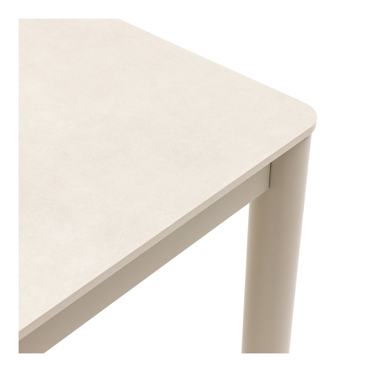 Ayla Gartentisch – Aluminium/Sinterstein Sand, 160 × 90 cm – Ansicht 3
