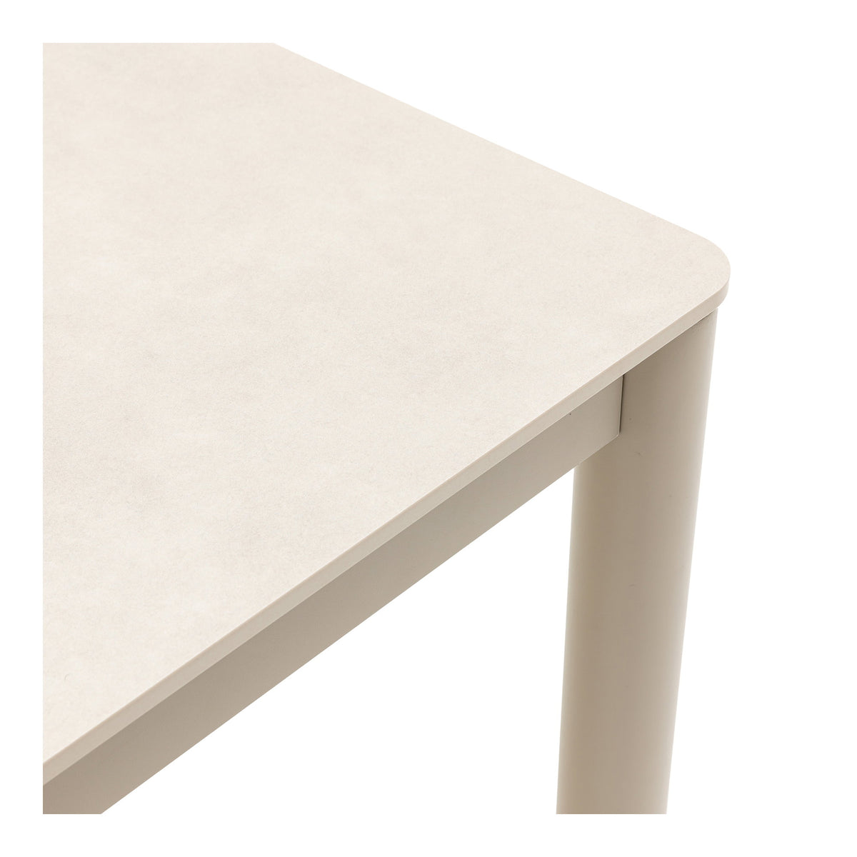 Ayla Gartentisch – Aluminium/Sinterstein Sand, 200 × 90 cm – Ansicht 3