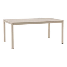 Ayla Gartentisch – Aluminium/Sinterstein Sand, 200 × 90 cm von Luiva Living