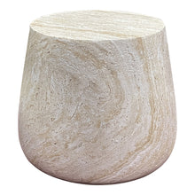 Jette Garten-Beistelltisch rund – Fiberclay Natur, ø 47,5 × 41 cm von Luiva Living