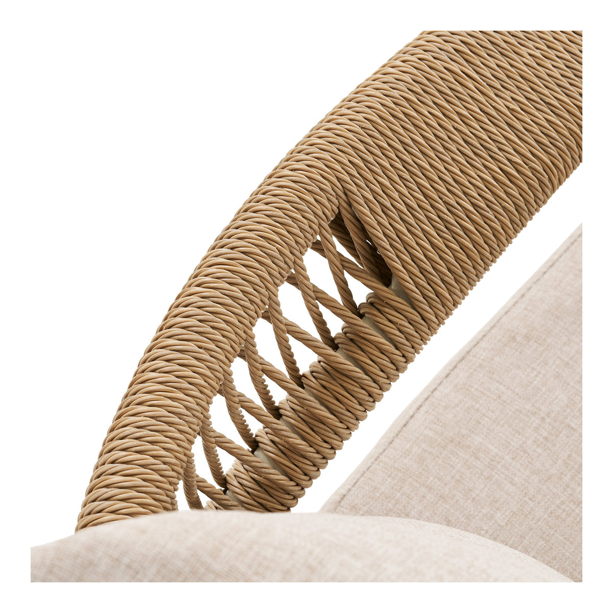 Leni Lounge-Set inkl. Kissen – Aluminium/Polyrattan Sand/Natur – Ansicht 5