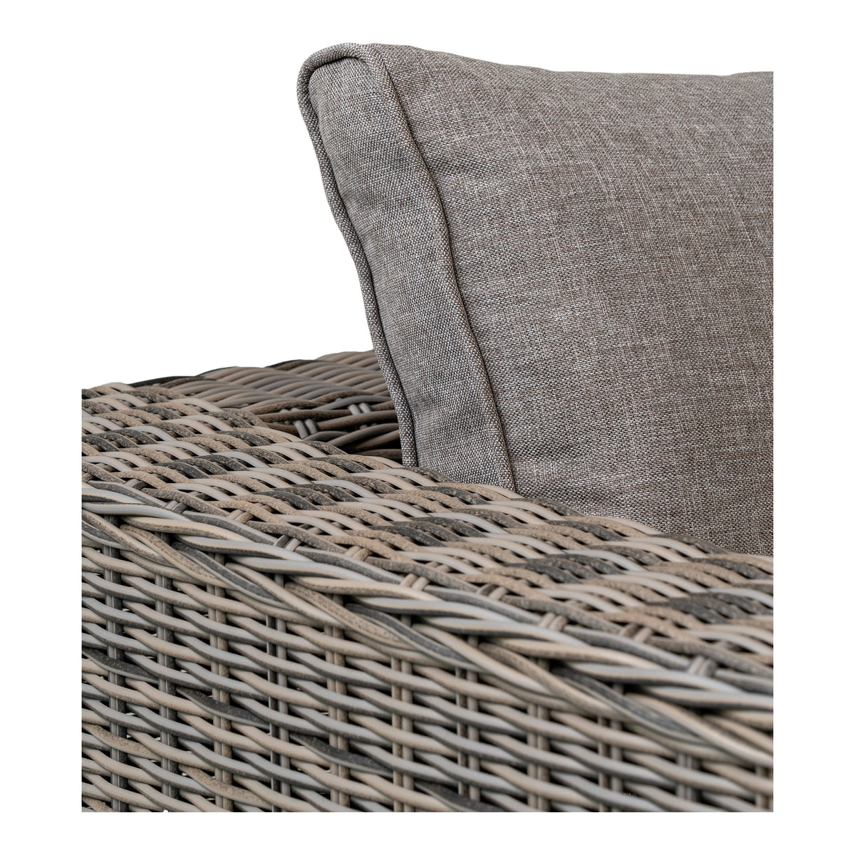 Romy Lounge-Set inkl. Kissen – Polyrattan Kubu-Grau – Ansicht 5