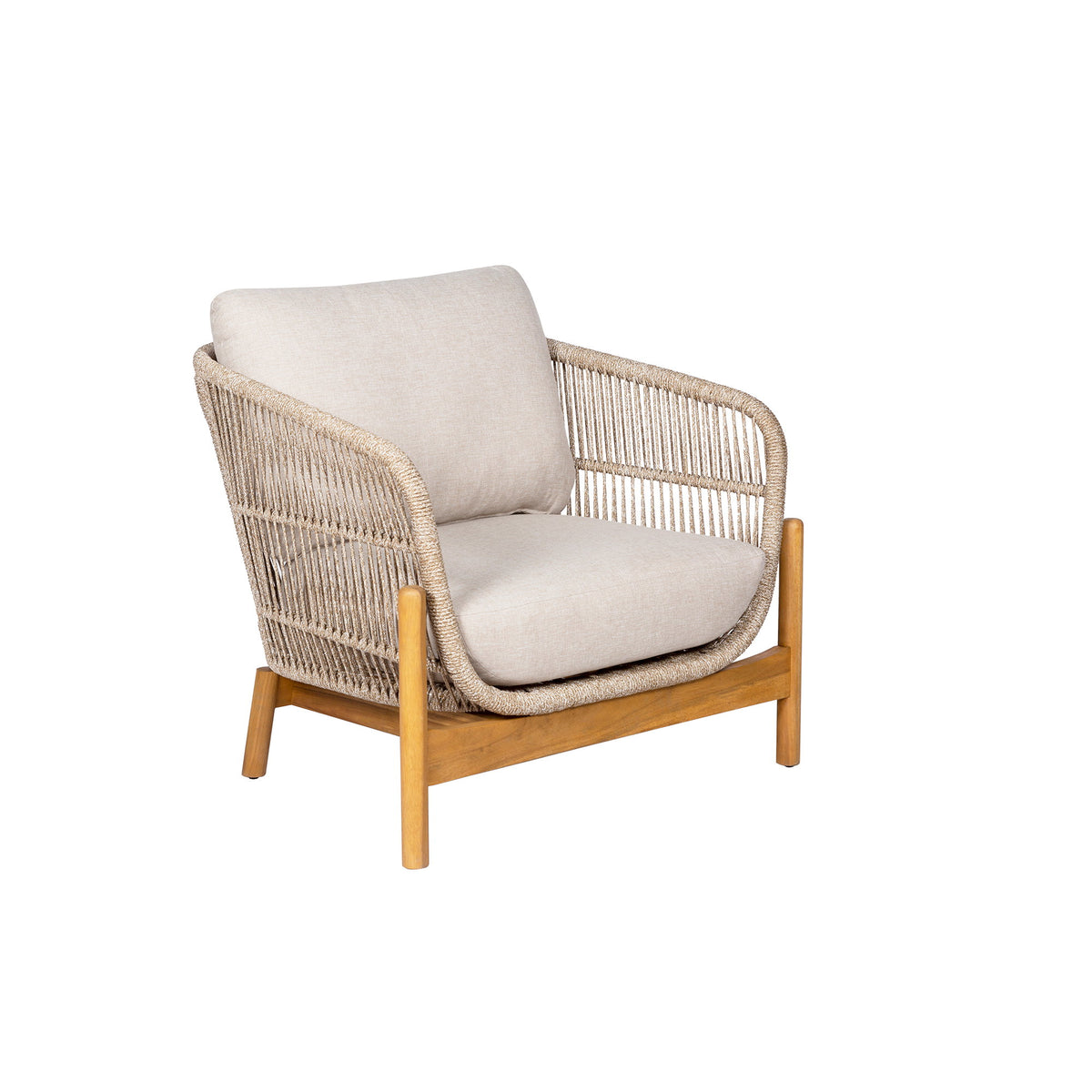 Remo Lounge-Set inkl. Kissen – Akazie Beige – Ansicht 2