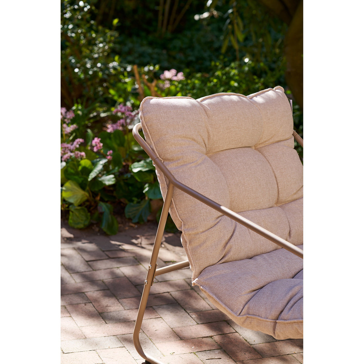 Malin Lounge-Set inkl. Kissen – Stahl Sand – Ansicht 11