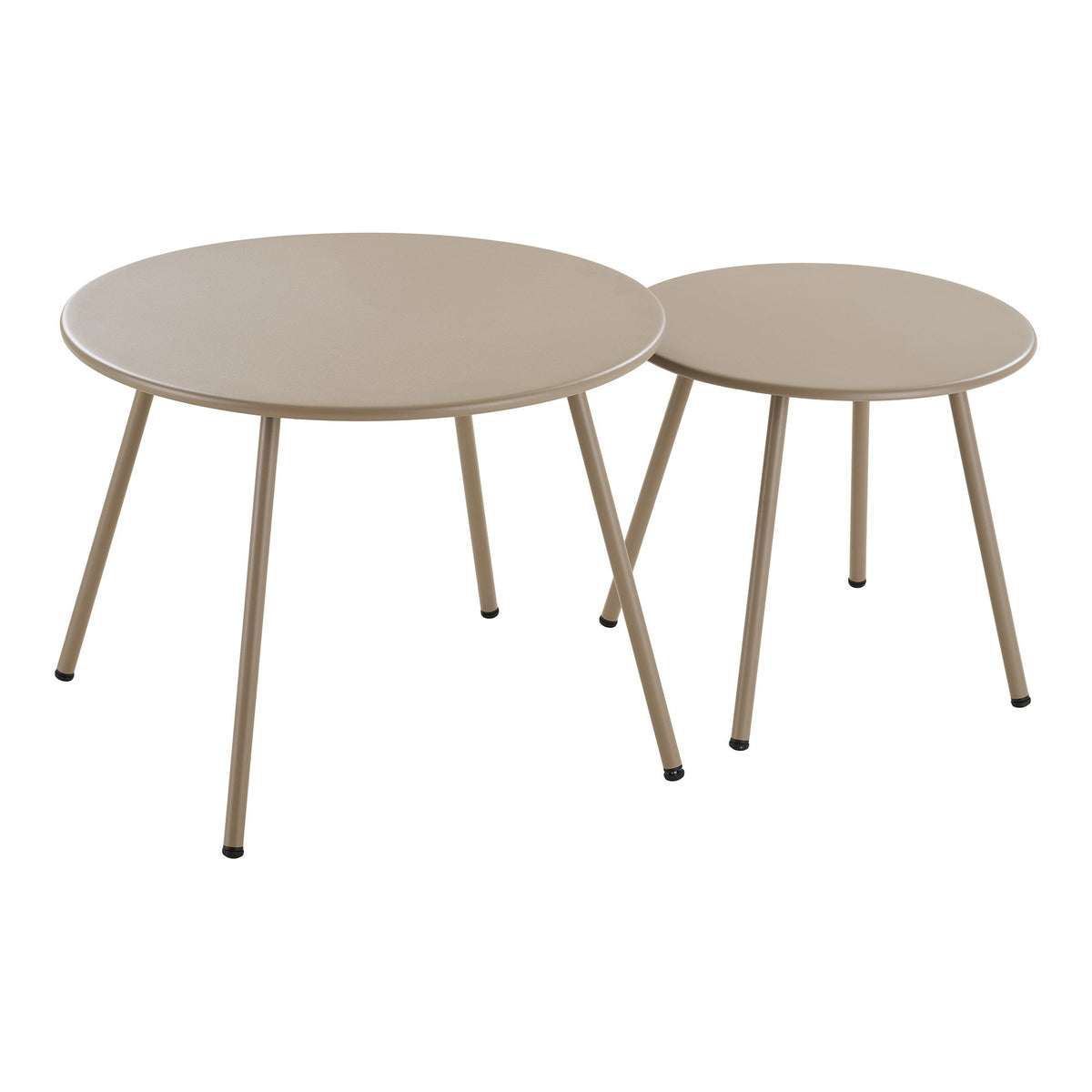 Malin Lounge-Set inkl. Kissen – Stahl Sand – Ansicht 3