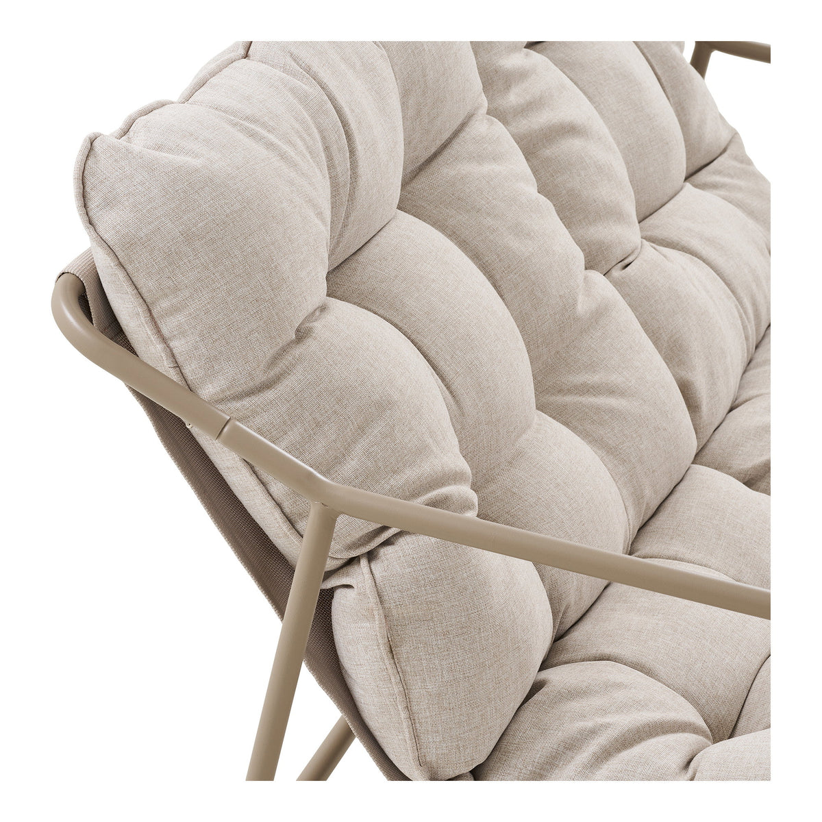 Malin Lounge-Set inkl. Kissen – Stahl Sand – Ansicht 5