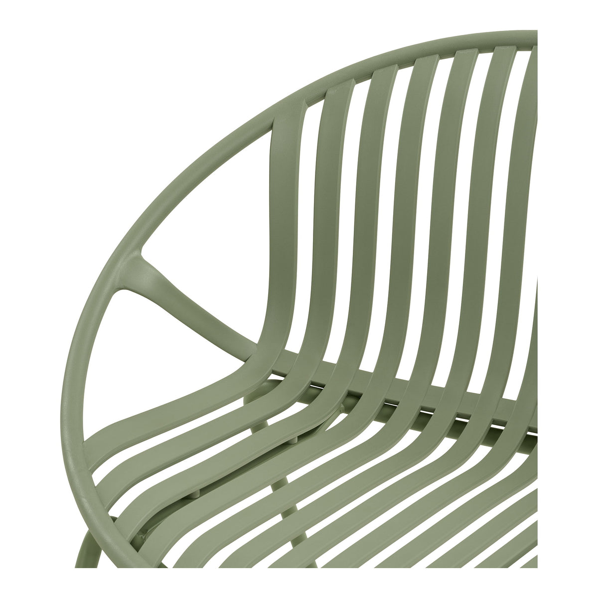 Jule Lounge-Set – Polypropylen/Stahl Grün – Ansicht 6