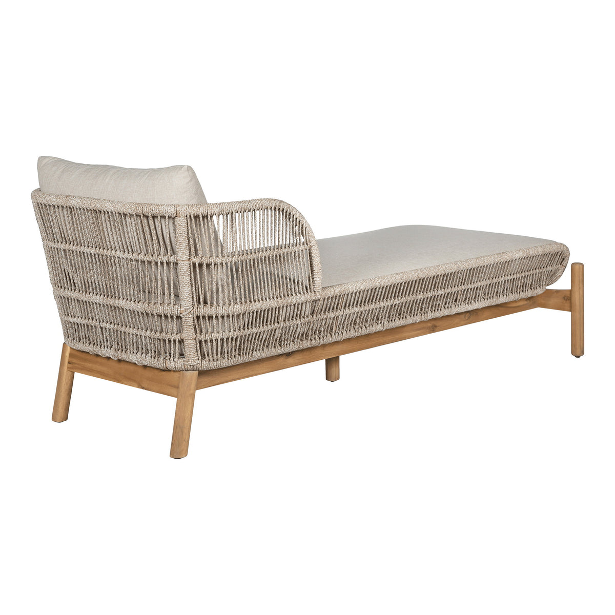 Remo Sonnenliege inkl. Kissen – Akazie Beige – Ansicht 4