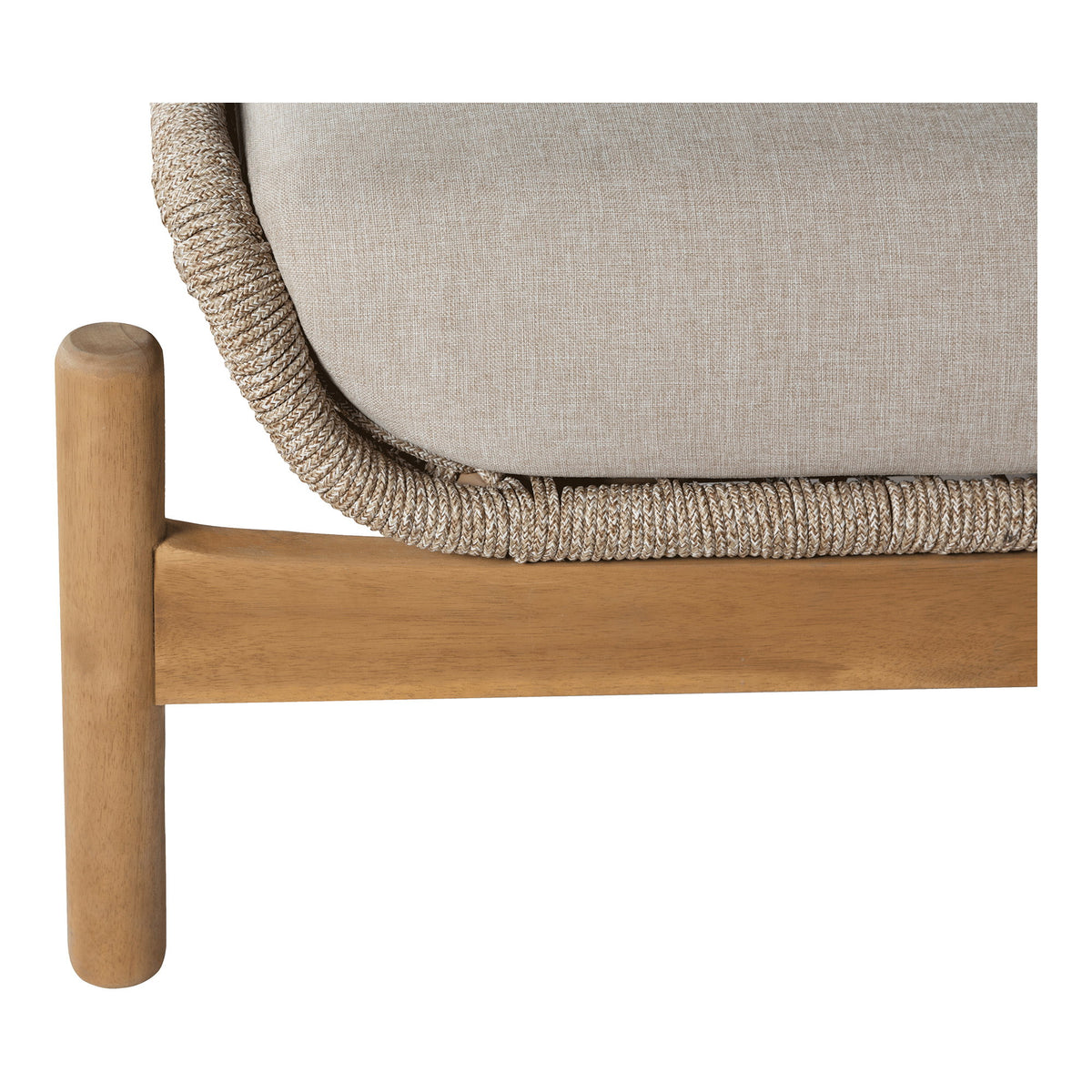 Remo Sonnenliege inkl. Kissen – Akazie Beige – Ansicht 7