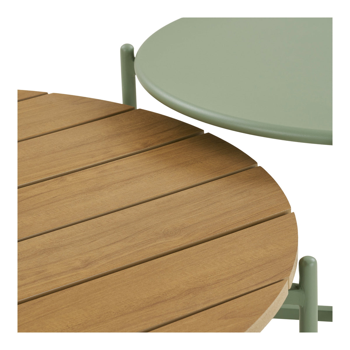 Veit Lounge-Set inkl. Kissen – Stahl Grau/Grün – Ansicht 7