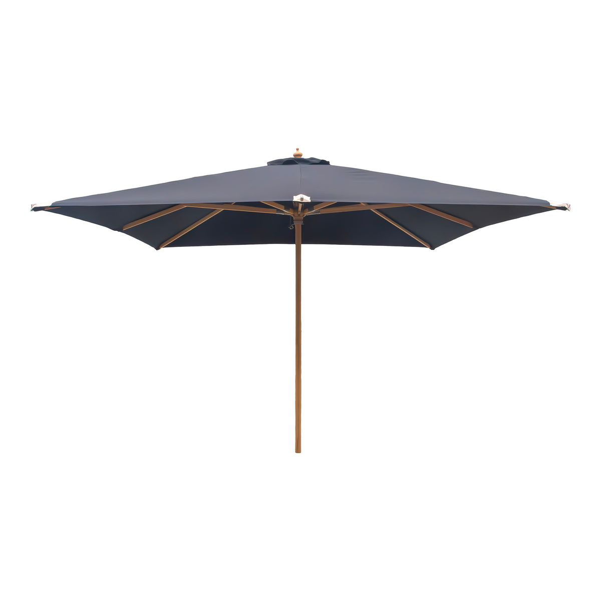 Bjarne Sonnenschirm – Polyester Schwarz, 300 × 300 cm von Luiva Living