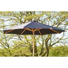Anke Sonnenschirm mit Neigefunktion – Polyester Schwarz, ø 300 cm – Ansicht 3