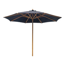 Anke Sonnenschirm mit Neigefunktion – Polyester Schwarz, ø 300 cm von Luiva Living