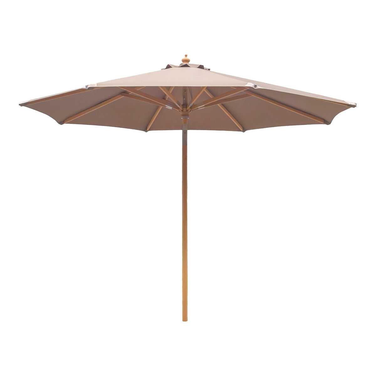 Anke Sonnenschirm mit Neigefunktion – Polyester Sand, ø 300 cm von Luiva Living