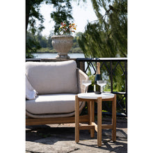 Remo Lounge-Set mit Beistelltisch und 2 Sesseln – Akazie/Seil Braun/Beige – Ansicht 3
