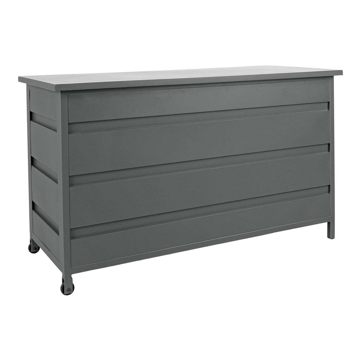 Rika Auflagenbox – Aluminium Grau, 160 × 82 × 85 cm – Ansicht 3