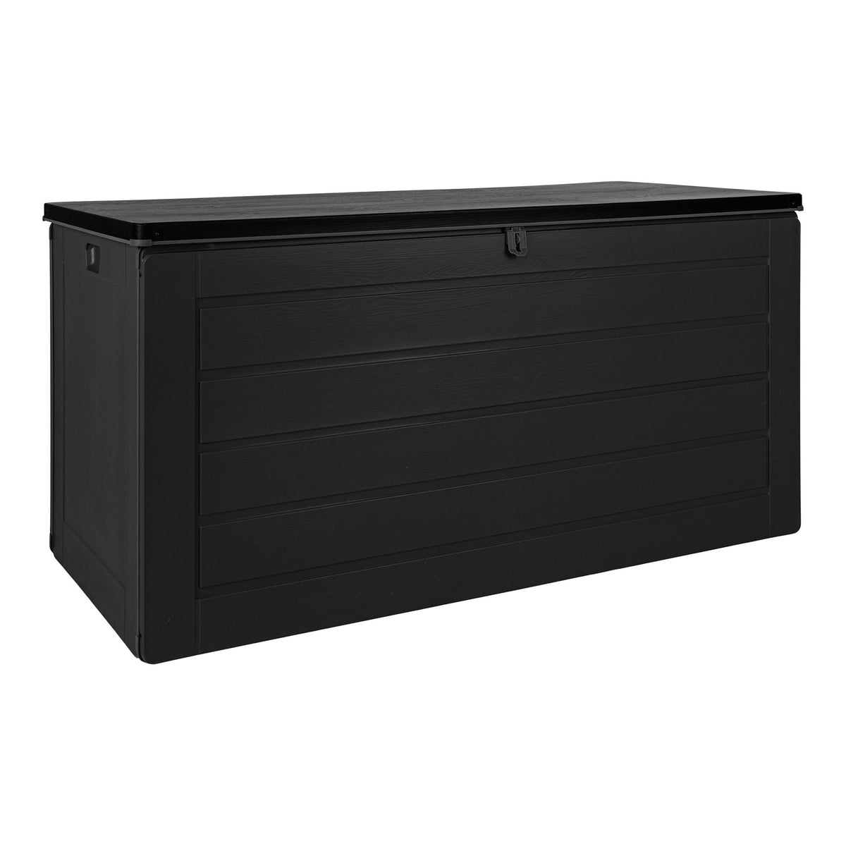 Einar Auflagenbox – Kunststoff Schwarz, 146,5 × 71 × 75 cm – Ansicht 2