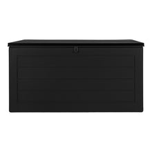 Einar Auflagenbox – Kunststoff Schwarz, 146,5 × 71 × 75 cm von Luiva Living