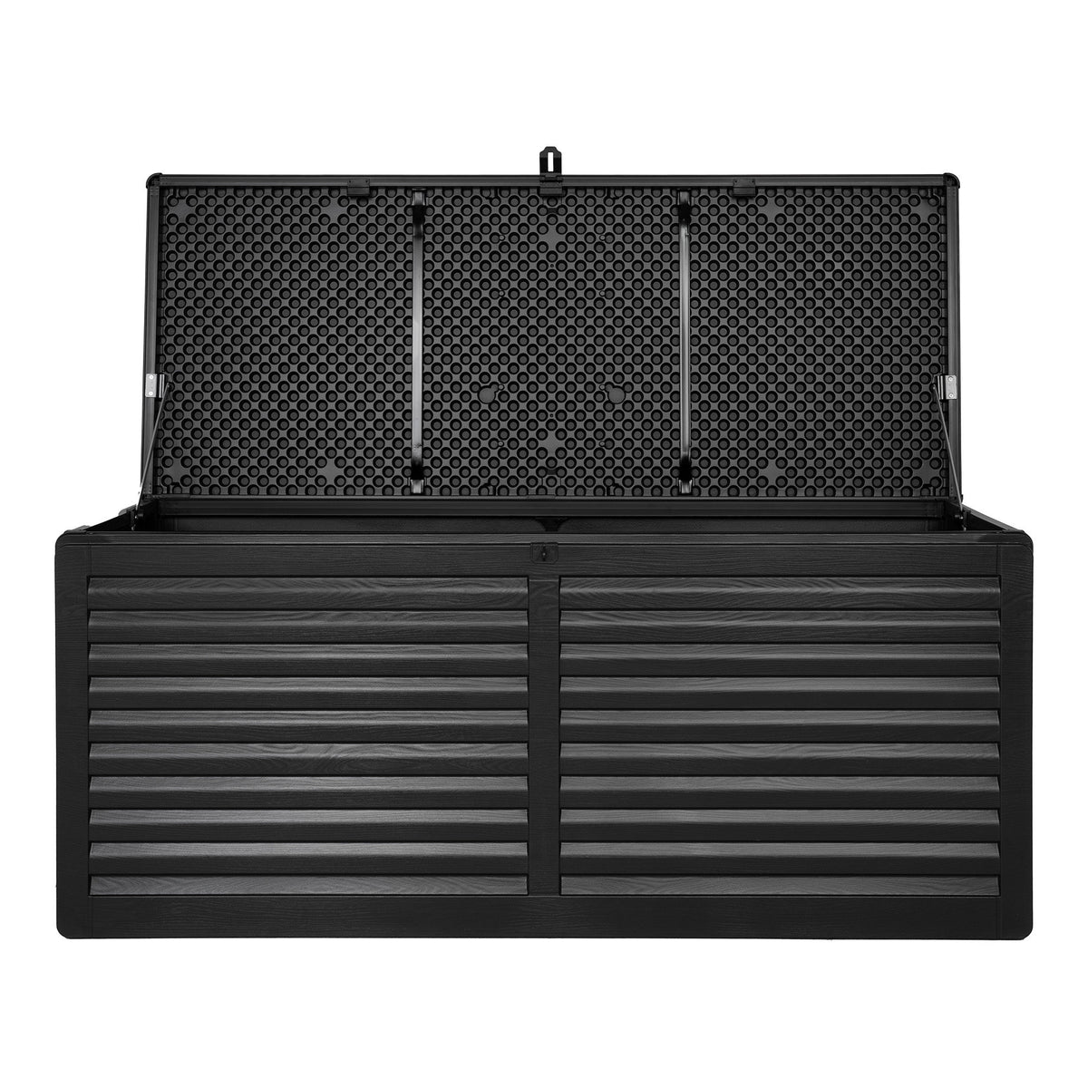 Einar Auflagenbox – Kunststoff Schwarz, 146,5 × 61 × 64,5 cm – Ansicht 2