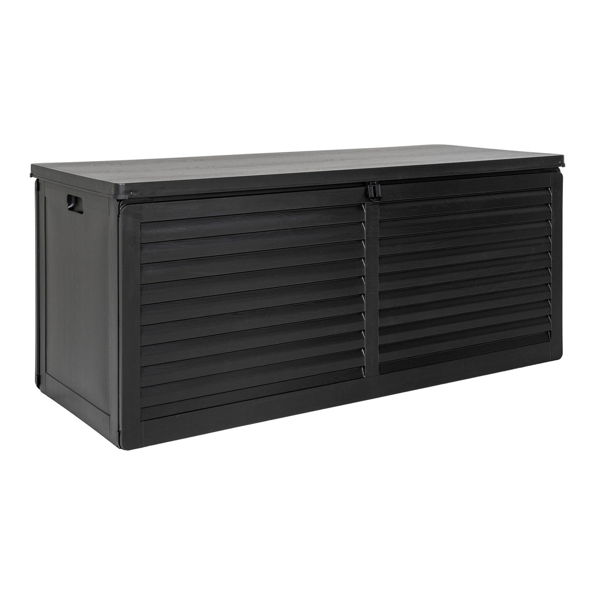 Einar Auflagenbox – Kunststoff Schwarz, 146,5 × 61 × 64,5 cm – Ansicht 3
