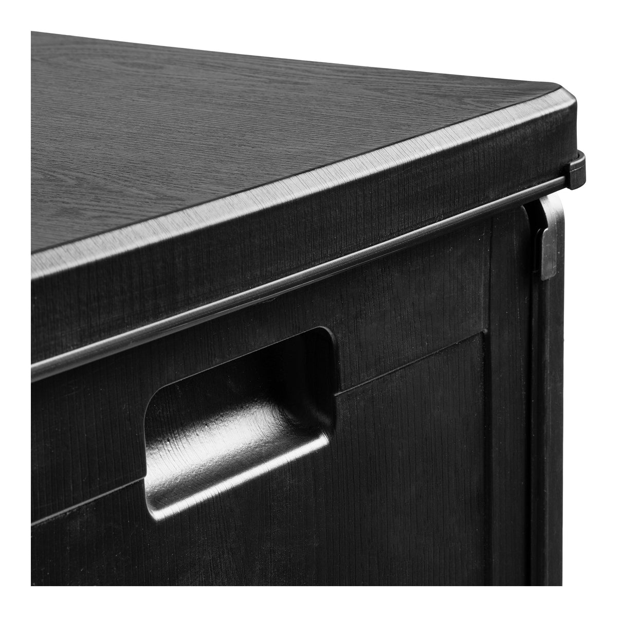 Ulf Auflagenbox – Kunststoff Schwarz, 42,8 × 42,8 × 46,4 cm – Ansicht 4