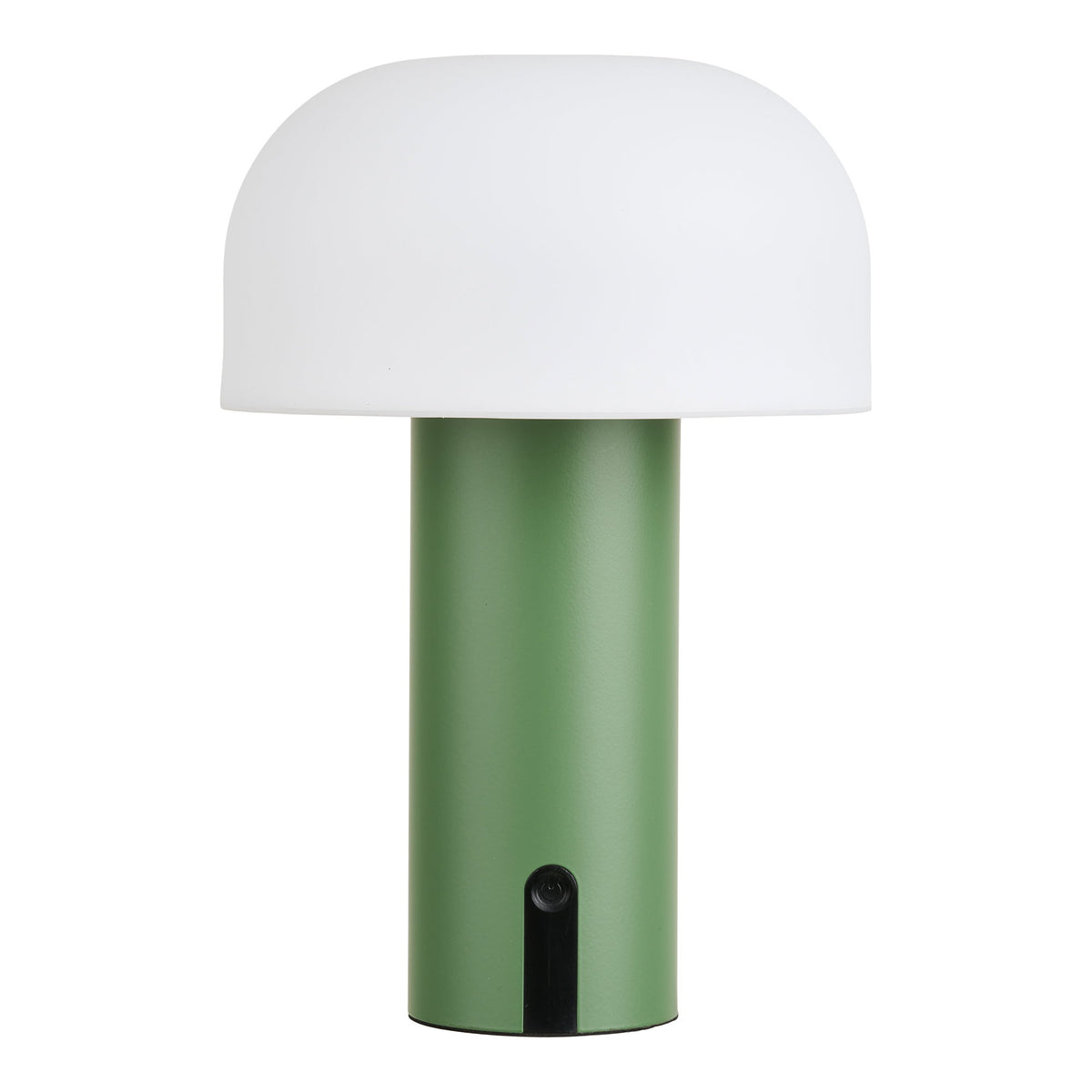 Melina LED-Leuchte, akkubetrieben – Weiß/Grün von Luiva Living