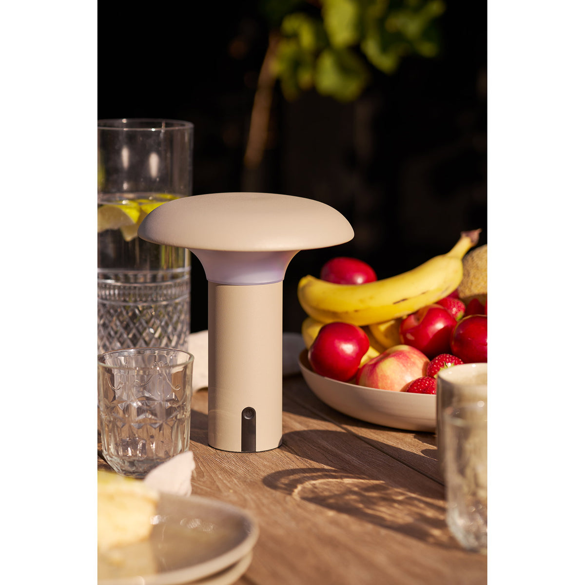 Claes LED-Leuchte, akkubetrieben – Beige – Ansicht 5