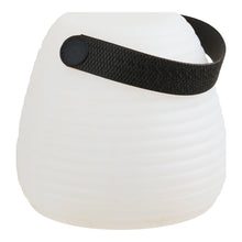 Karl LED-Leuchte, akkubetrieben – Weiß, 13 × 13 × 12 cm von Luiva Living