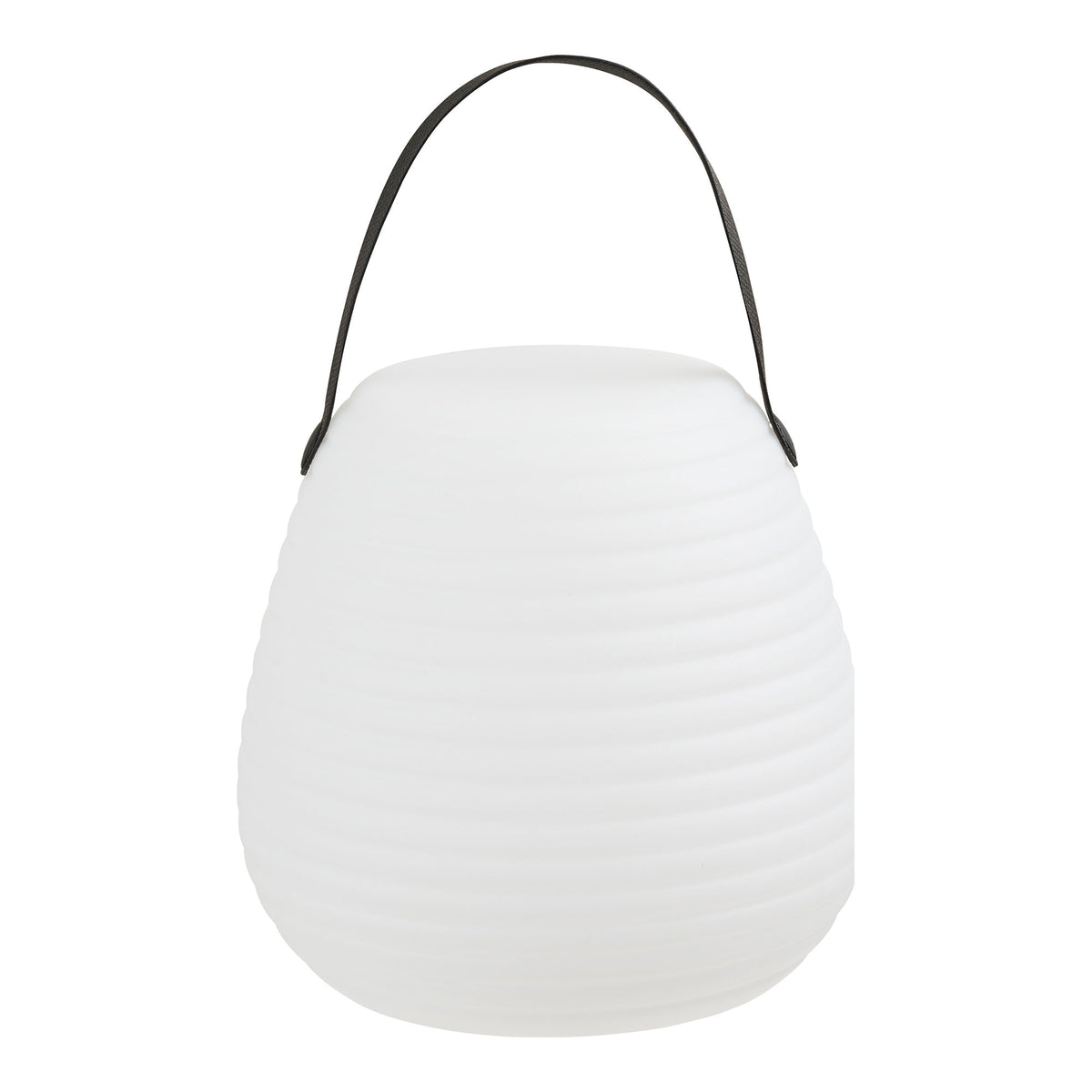 Karl LED-Leuchte, akkubetrieben – Weiß, 20,5 × 21 × 21 cm – Ansicht 2