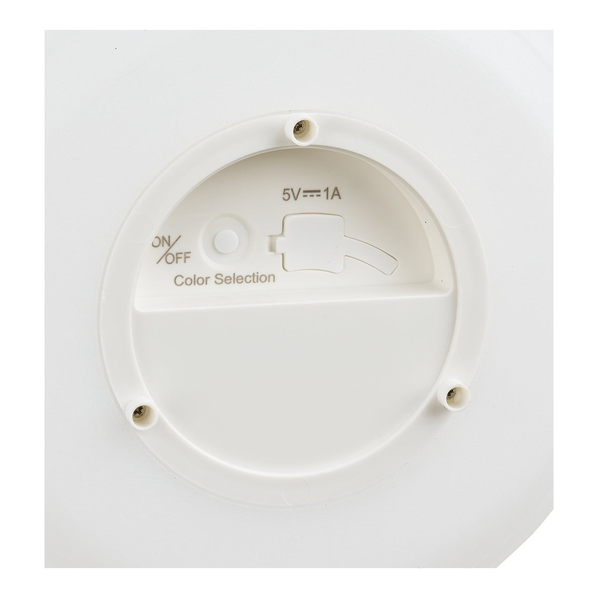 Karl LED-Leuchte, akkubetrieben – Weiß, 20,5 × 21 × 21 cm – Ansicht 4