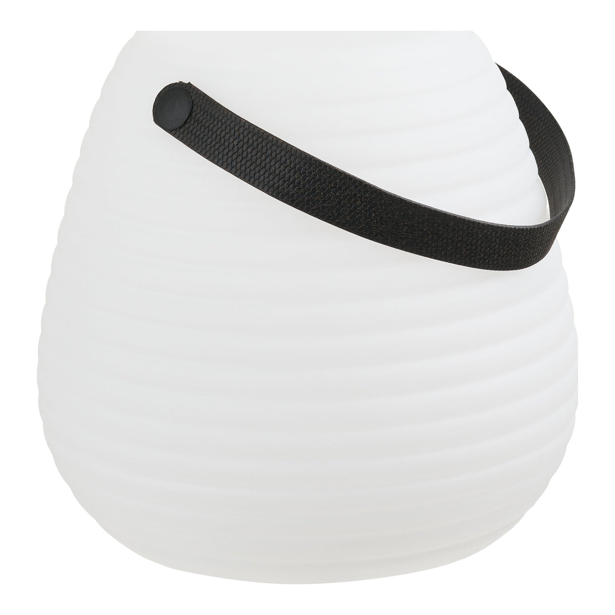 Karl LED-Leuchte, akkubetrieben – Weiß, 20,5 × 21 × 21 cm von Luiva Living