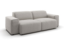 Lund 2,5-Sitzer-Sofa in Feincord Weiß