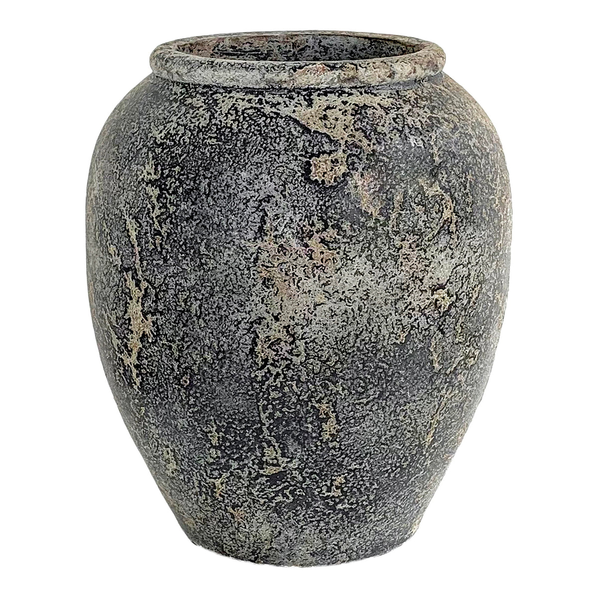 Meja Deko-Topf – Terrakotta Grau, ø 44 × 49 cm von Luiva Living