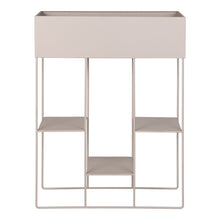 Aske Pflanzenregal mit 3 Ablagen – Stahl Sand, 25 × 60 × 80 cm von Luiva Living