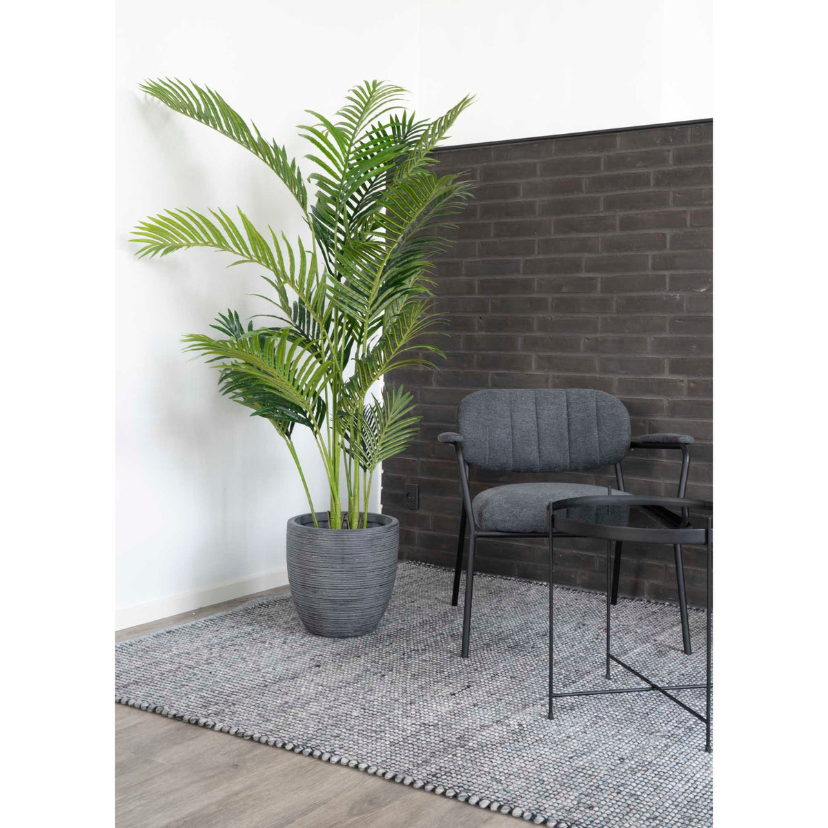 Kunstpflanze Areca-Palme – Grün, H 175 cm – Ansicht 3